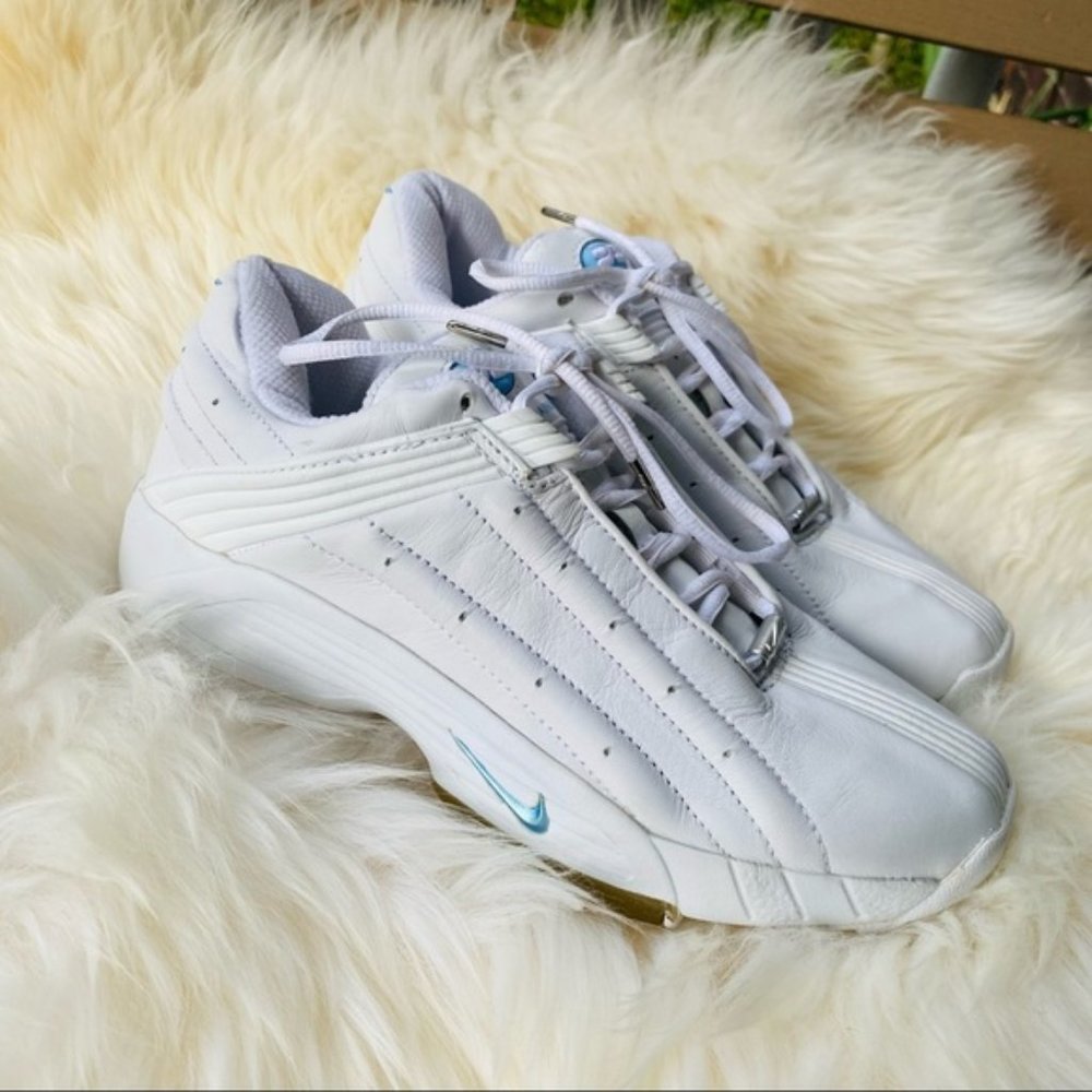 new Nike Air leather white sneakers cross trainer running shoes